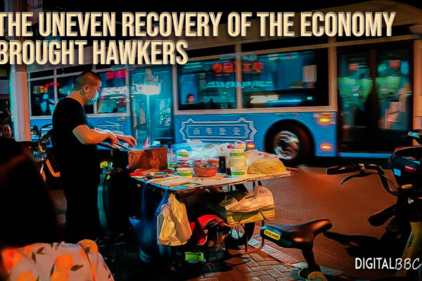 The uneven recovery of the economy brought hawkers