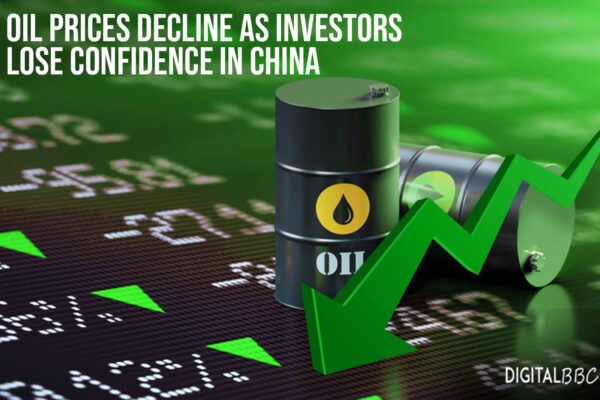 Oil prices decline as investors lose confidence in China