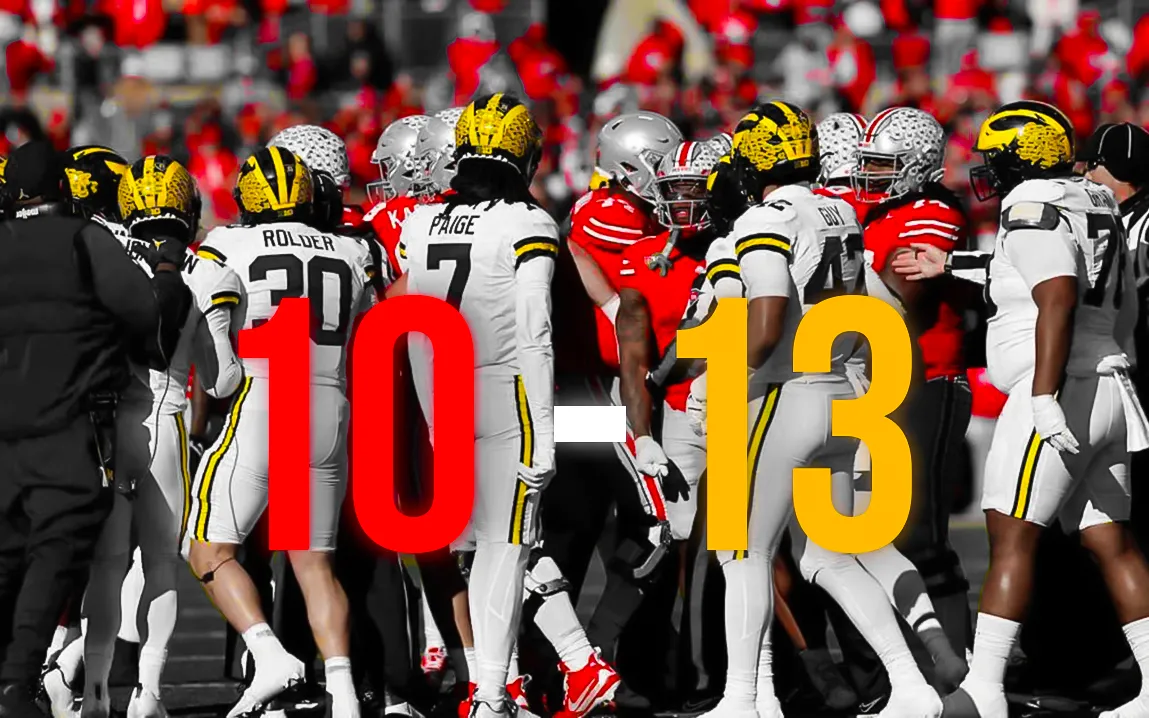 after-michigans-stunning-upset-against-rival-ohio-state-a-brawl-breaks-out