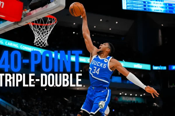 the-bucks-continue-their-winning-streak-as-giannis-antetokounmpo-records-their-first-40-point-triple-double