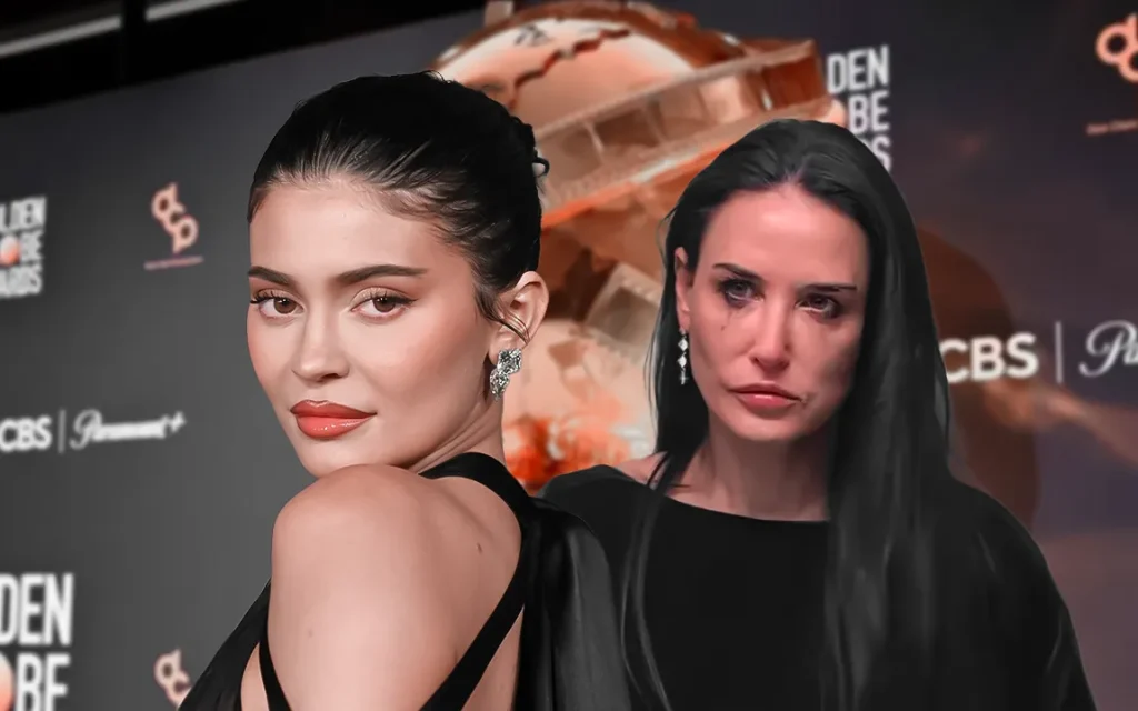 demi-moores-alleged-snub-of-kylie-jenner-at-the-2025-golden-globes-the-misunderstanding-uncovered