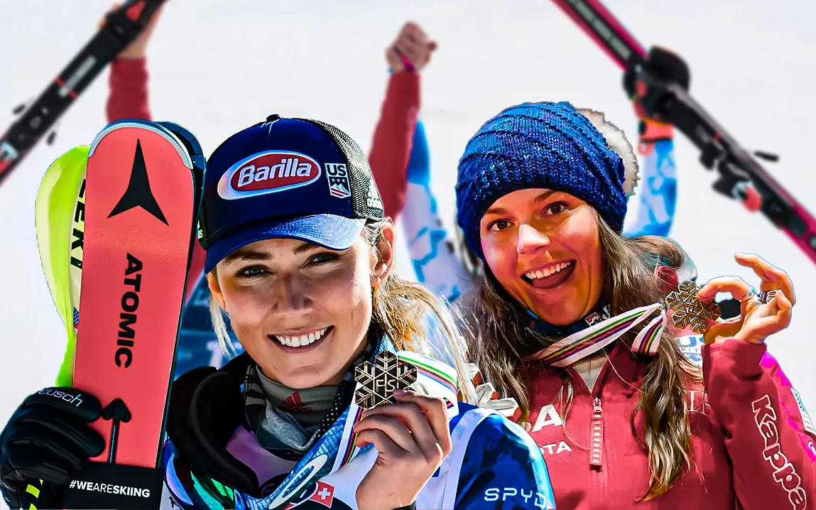 mikaela-shiffrin-wins-record-tying-15th-world-championships-medal-in-team-combined-event