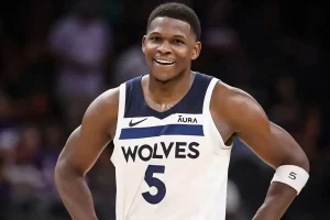 Anthony Edwards Powers Wolves to Game 2 Win as Curry Sits